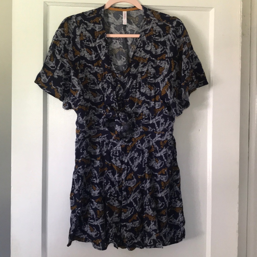 Tiger print romper
